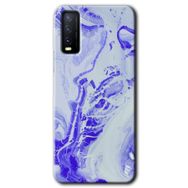 Vivo Y20 Cranny Liquid Wall Baskılı Uyumlu Silikon Kılıf