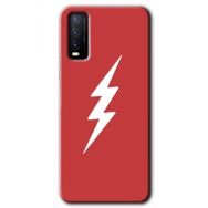 Vivo Y20 Flash Logo Baskılı Uyumlu Silikon Kılıf