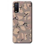 Vivo Y20 Kamuflaj 6 Baskılı Uyumlu Silikon Kılıf
