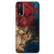 Vivo Y20 Karma Boyalar Baskılı Uyumlu Silikon Kılıf