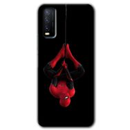 Vivo Y20 Örümcek Adam Baskılı Uyumlu Silikon Kılıf