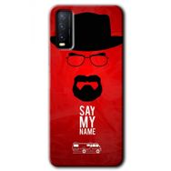 Vivo Y20 Say My Name Baskılı Uyumlu Silikon Kılıf