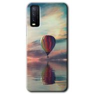 Vivo Y20 Zeplin Baskılı Uyumlu Silikon Kılıf