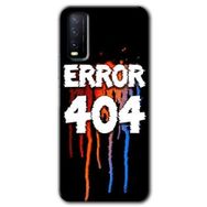 Vivo Y20S 404 Error Baskılı Uyumlu Silikon Kılıf