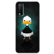Vivo Y20S Angry Duck Baskılı Uyumlu Silikon Kılıf