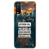 Vivo Y20S Manzara Seviyorum Baskılı Uyumlu Silikon Kılıf