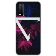 Vivo Y20S Mekanik Yaprak Baskılı Uyumlu Silikon Kılıf