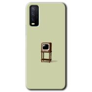 Vivo Y20S Retro TV Baskılı Uyumlu Silikon Kılıf
