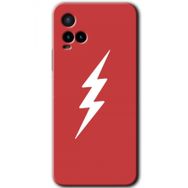 Vivo Y21 Flash Logo Baskılı Uyumlu Silikon Kılıf