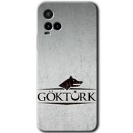 Vivo Y21 Göktürk Baskılı Uyumlu Silikon Kılıf