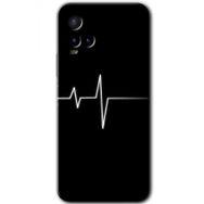Vivo Y21 Heart Rytm Baskılı Uyumlu Silikon Kılıf