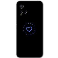 Vivo Y21 Heart Strokes Baskılı Uyumlu Silikon Kılıf