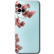 Vivo Y21 Japon Çiçeği Baskılı Uyumlu Silikon Kılıf