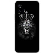 Vivo Y21 King Lion Baskılı Uyumlu Silikon Kılıf