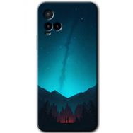 Vivo Y21 Night Fores Mount Baskılı Uyumlu Silikon Kılıf