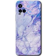 Vivo Y21 Spots Lilac Baskılı Uyumlu Silikon Kılıf
