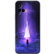 Vivo Y21 Wanderer Silhouette Baskılı Uyumlu Silikon Kılıf