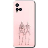 Vivo Y21 Yaşayan Çift Baskılı Uyumlu Silikon Kılıf