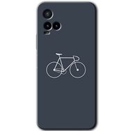 Vivo Y21S Bike Baskılı Uyumlu Silikon Kılıf