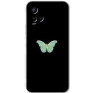 Vivo Y21S Butterfly Tree Baskılı Uyumlu Silikon Kılıf