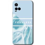 Vivo Y21S Fearless Baskılı Uyumlu Silikon Kılıf