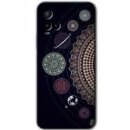 Vivo Y21S Gezegen Döngüsü Baskılı Uyumlu Silikon Kılıf