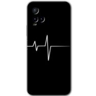 Vivo Y21S Heart Rytm Baskılı Uyumlu Silikon Kılıf