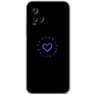 Vivo Y21S Heart Strokes Baskılı Uyumlu Silikon Kılıf
