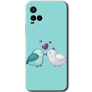 Vivo Y21S Mutlu Kuşlar Baskılı Uyumlu Silikon Kılıf