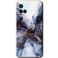 Vivo Y21S Otantik Mermer Baskılı Uyumlu Silikon Kılıf