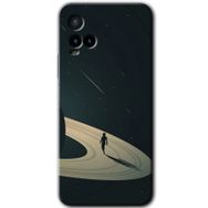 Vivo Y21S Space Planet Baskılı Uyumlu Silikon Kılıf