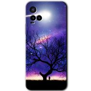 Vivo Y21S Uzay Silüet Baskılı Uyumlu Silikon Kılıf