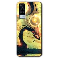 Vivo Y31 2021 Digital Dragon Baskılı Uyumlu Silikon Kılıf