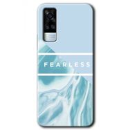 Vivo Y31 2021 Fearless Baskılı Uyumlu Silikon Kılıf