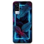 Vivo Y31 2021 Mekanik Yaprak 4 Baskılı Uyumlu Silikon Kılıf