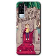 Vivo Y31 2021 Morty Baskılı Uyumlu Silikon Kılıf