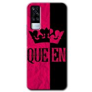 Vivo Y31 2021 Queen Baskılı Uyumlu Silikon Kılıf