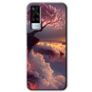 Vivo Y31 2021 Uçurumdaki Hayat Baskılı Uyumlu Silikon Kılıf