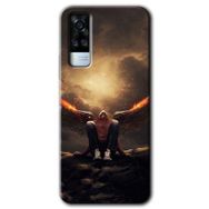 Vivo Y31 2021 Wings of Power Baskılı Uyumlu Silikon Kılıf