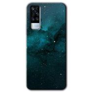 Vivo Y31 2021 Yıldızlararası Baskılı Uyumlu Silikon Kılıf