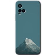 Vivo Y33S Alone Mountain Baskılı Uyumlu Silikon Kılıf