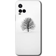 Vivo Y33S Alone Tree Baskılı Uyumlu Silikon Kılıf