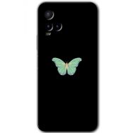 Vivo Y33S Butterfly Tree Baskılı Uyumlu Silikon Kılıf