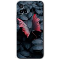 Vivo Y33S Dark Butterfly Baskılı Uyumlu Silikon Kılıf