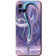 Vivo Y33S Dragon Snake Baskılı Uyumlu Silikon Kılıf