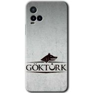 Vivo Y33S Göktürk Baskılı Uyumlu Silikon Kılıf