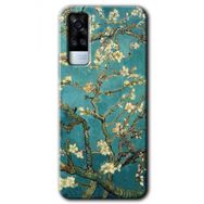 Vivo Y51 Almond Blossom Baskılı Uyumlu Silikon Kılıf
