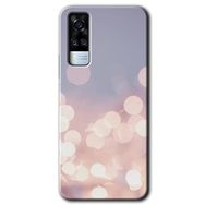 Vivo Y51 Blur Lights Baskılı Uyumlu Silikon Kılıf