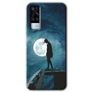 Vivo Y51 Dolunay Yalnızlık Baskılı Uyumlu Silikon Kılıf