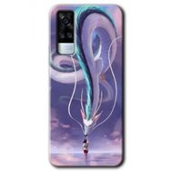 Vivo Y51 Dragon Snake Baskılı Uyumlu Silikon Kılıf